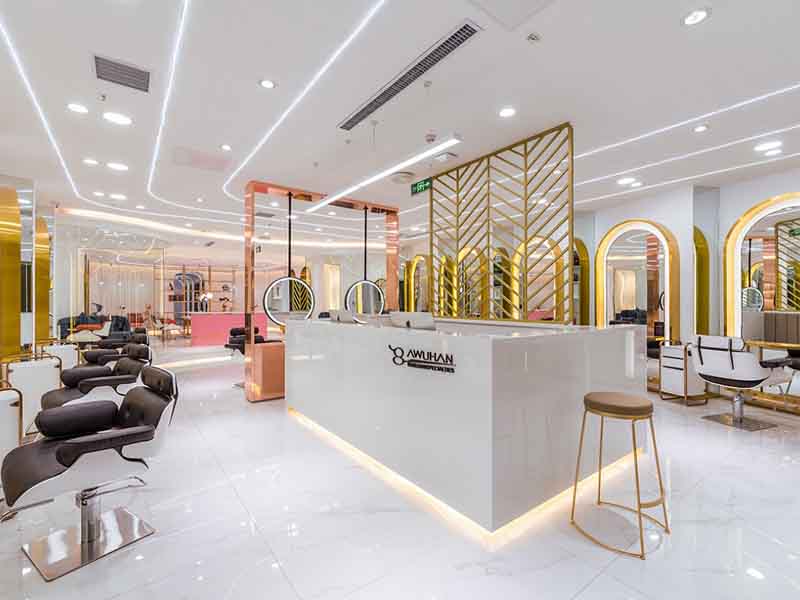 德陽理發(fā)店裝修成什么風格受歡迎，理發(fā)店怎么挑選燈具
